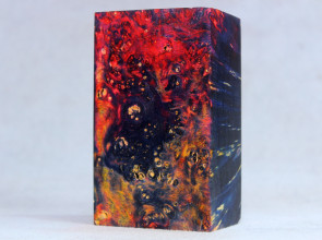 Stabilized Maple Burl Wood Mod Block